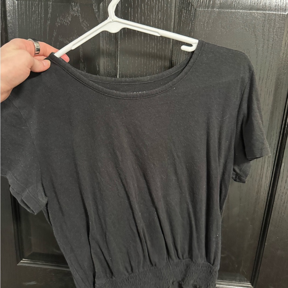 American Eagle Outfitters Black Short Sleeve Top